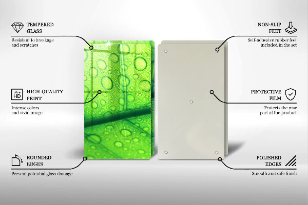 Chopping board Leaf closer