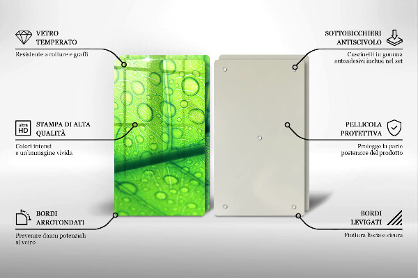 Chopping board Leaf closer