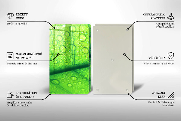 Chopping board Leaf closer