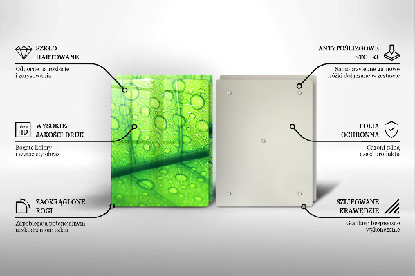 Chopping board Leaf closer