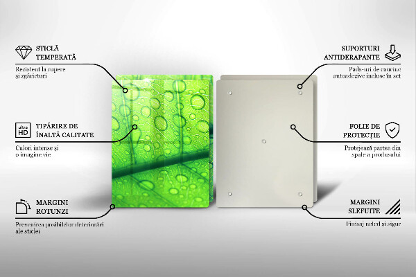 Chopping board Leaf closer
