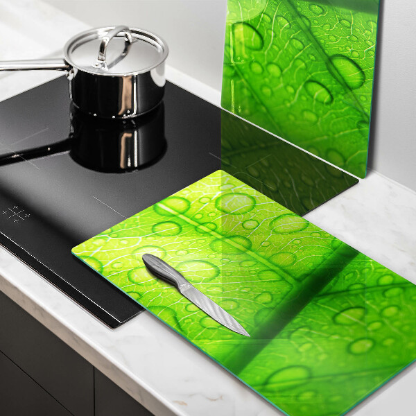 Chopping board Leaf closer