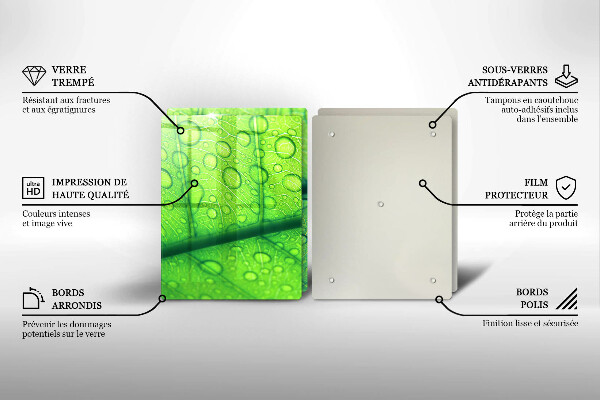 Chopping board Leaf closer