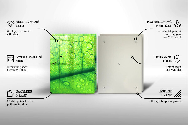 Chopping board Leaf closer