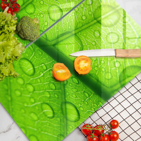 Chopping board Leaf closer