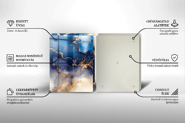 Chopping board Marble abstraction