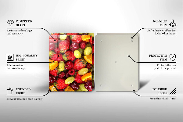 Chopping board Summer fruits