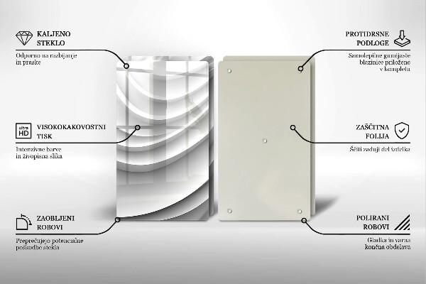 Chopping board Geometric lines