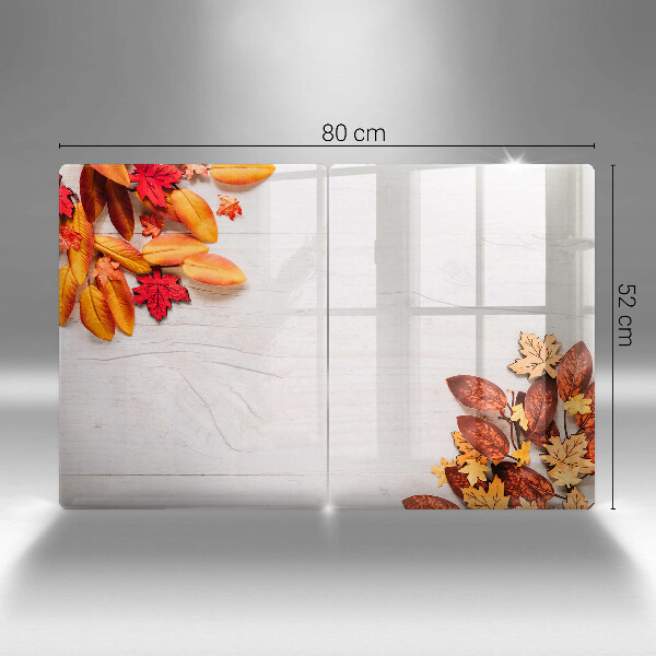 Chopping board Autumn leaves
