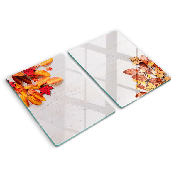 Chopping board Autumn leaves