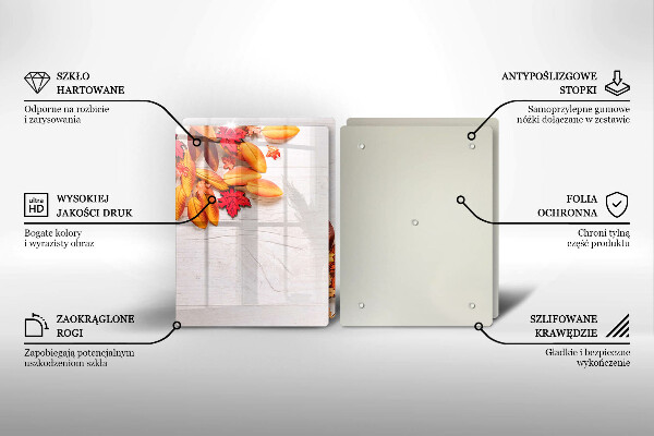 Chopping board Autumn leaves