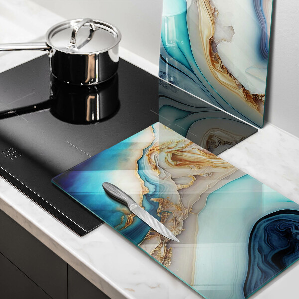 Chopping board Multicolored marble