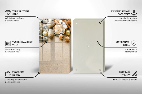 Chopping board Christmas decorations