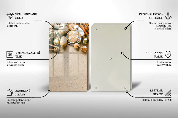 Chopping board Christmas decorations