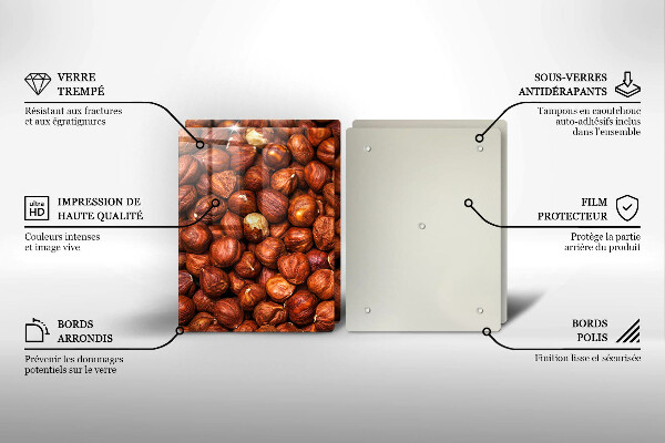 Chopping board Hazelnuts