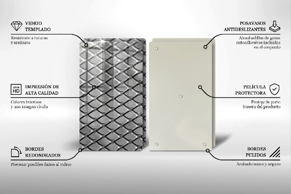 Chopping board Metal grille
