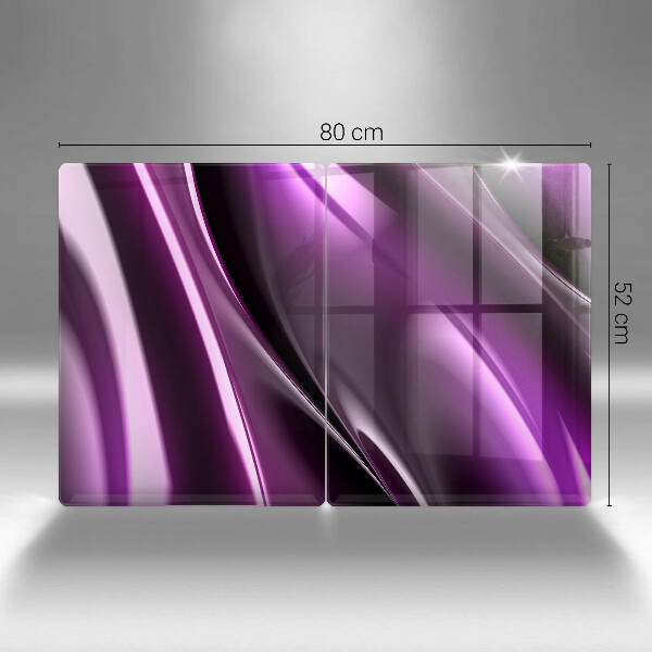 Chopping board Purple abstraction