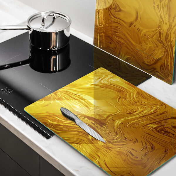Chopping board Golden texture