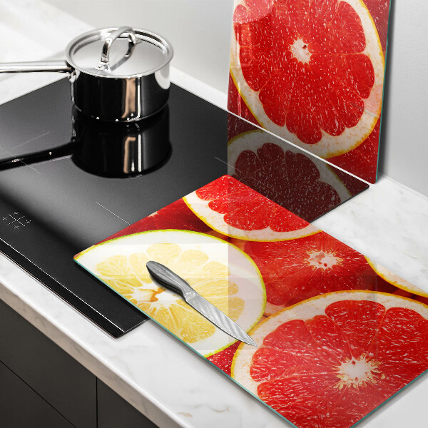 Chopping board Grapefruit slices