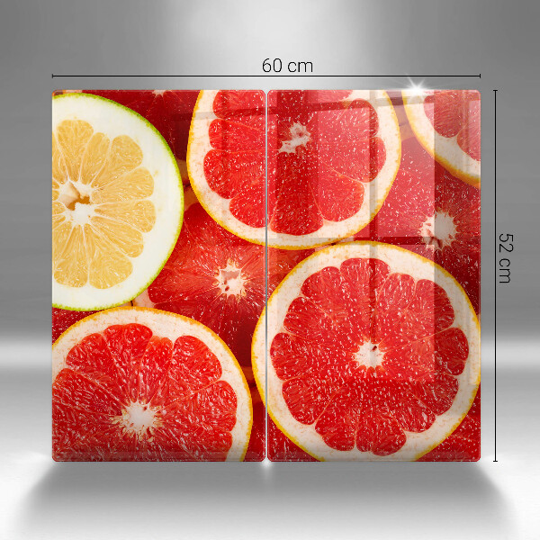 Chopping board Grapefruit slices