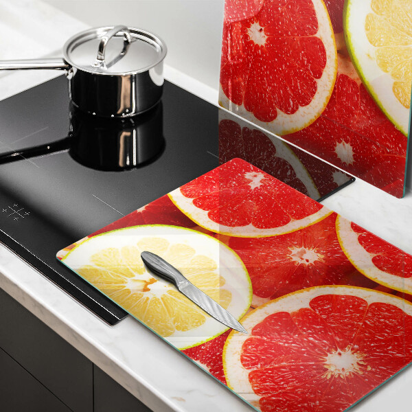 Chopping board Grapefruit slices