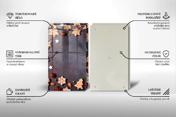 Chopping board Gingerbread Christmas