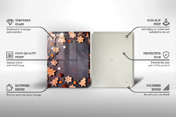 Chopping board Gingerbread Christmas