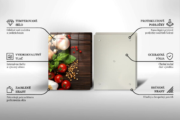 Chopping board Vegetables on the table