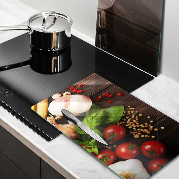 Chopping board Vegetables on the table