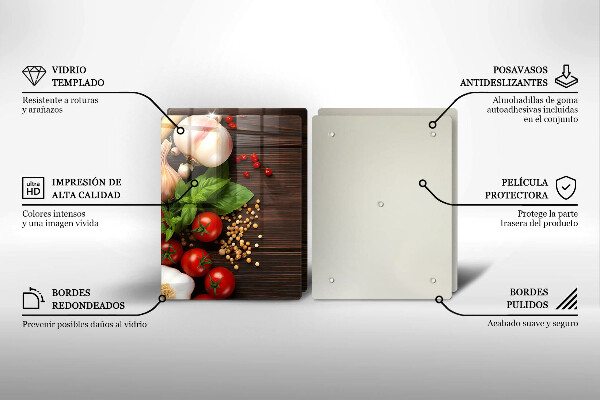 Chopping board Vegetables on the table