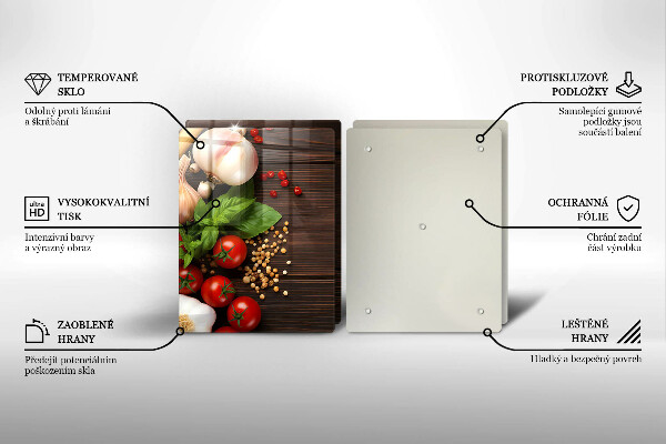 Chopping board Vegetables on the table