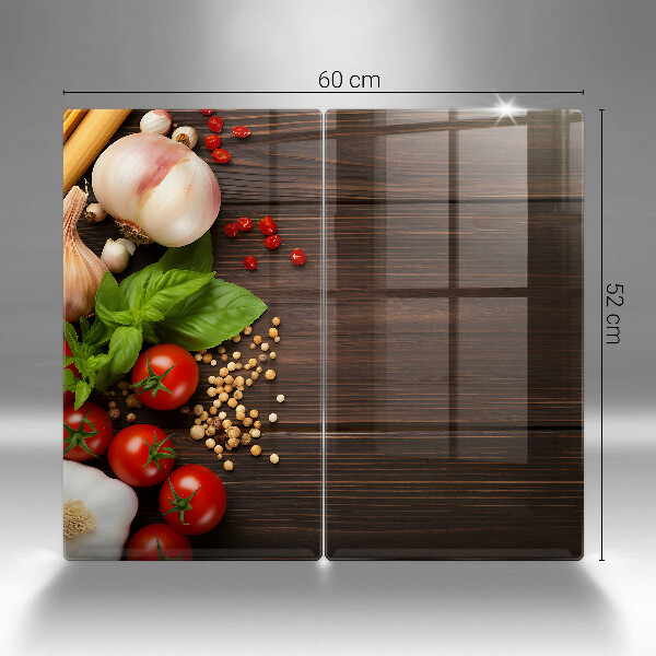 Chopping board Vegetables on the table