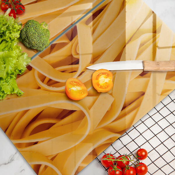 Chopping board Tagliatelle pasta