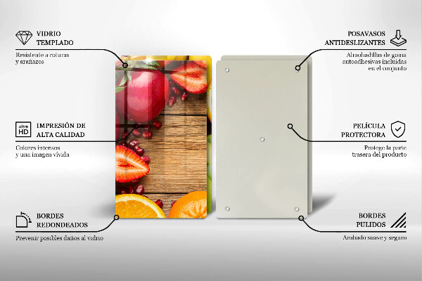 Chopping board Fresh fruit