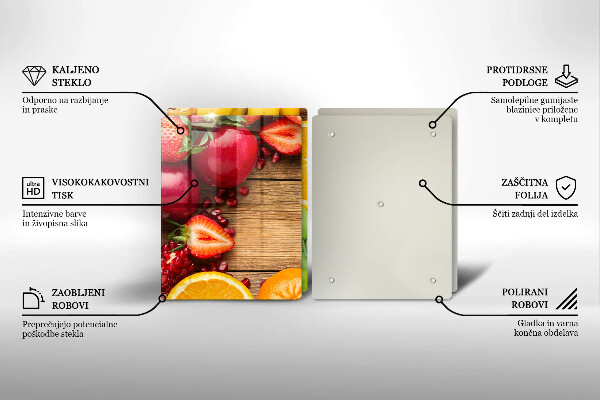Chopping board Fresh fruit