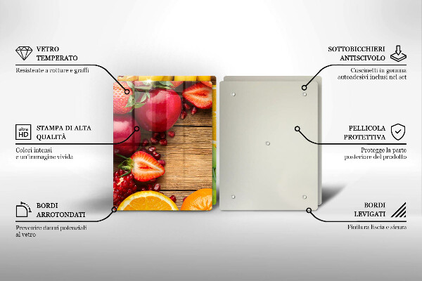 Chopping board Fresh fruit