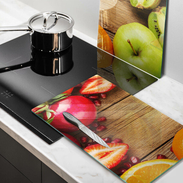 Chopping board Fresh fruit