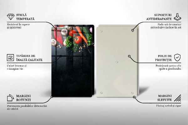 Chopping board Colorful vegetables