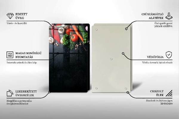 Chopping board Colorful vegetables