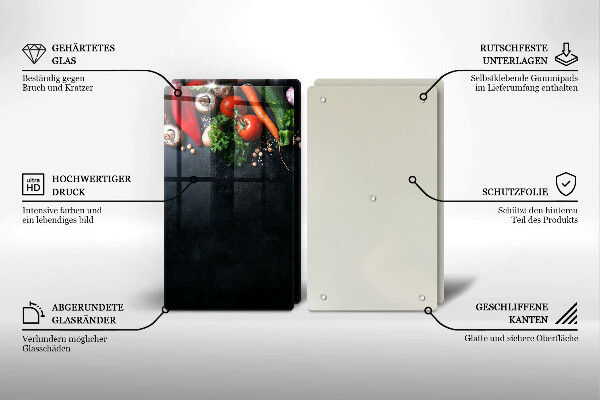 Chopping board Colorful vegetables