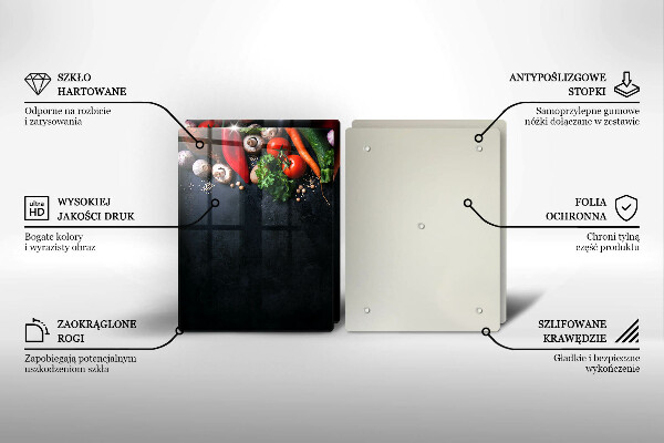 Chopping board Colorful vegetables