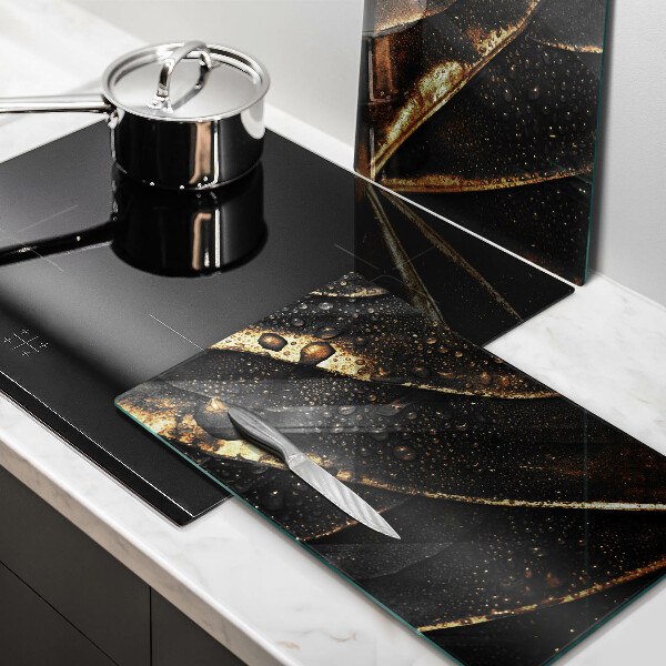 Chopping board Golden leaf