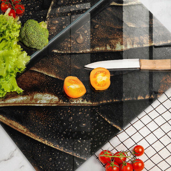 Chopping board Golden leaf