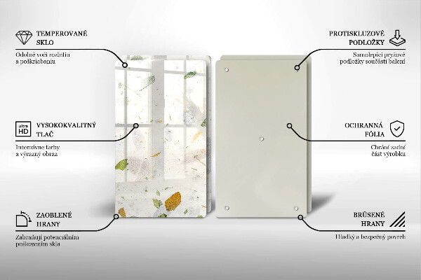 Chopping board Falling leaves