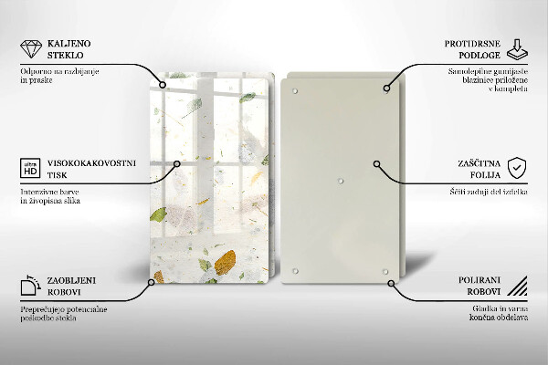 Chopping board Falling leaves