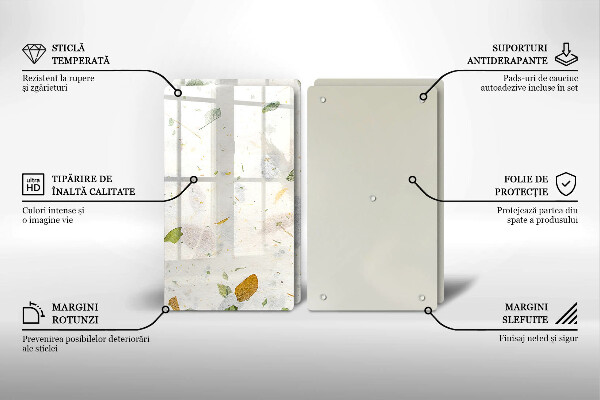 Chopping board Falling leaves