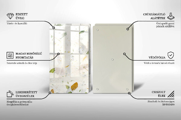 Chopping board Falling leaves