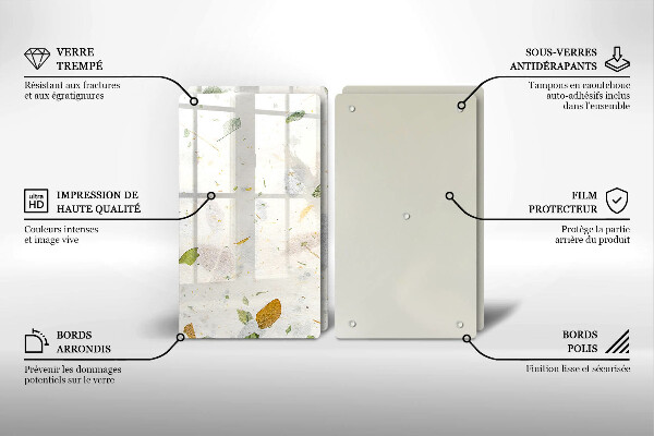 Chopping board Falling leaves