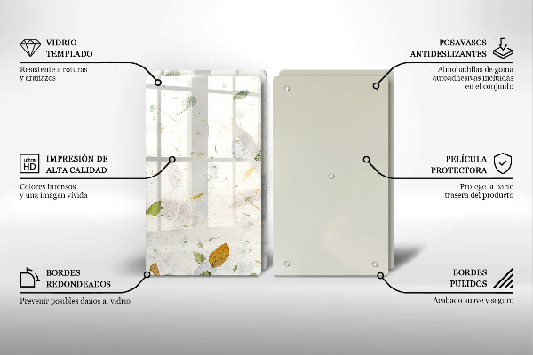 Chopping board Falling leaves