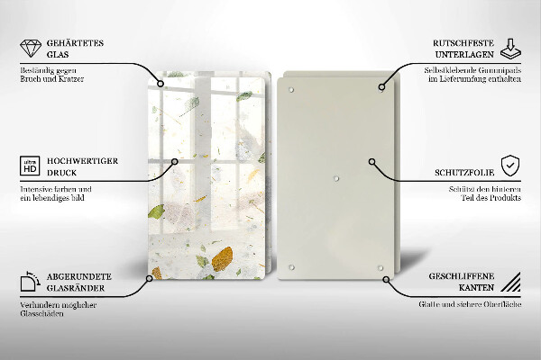 Chopping board Falling leaves